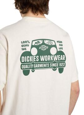 T-Shirt Dickies Gordonsville weiß für Herren