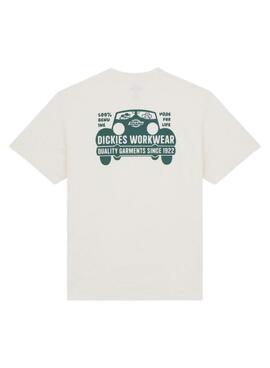 T-Shirt Dickies Gordonsville weiß für Herren