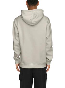 Sweatshirt Only and Sons Curated grau für Herren