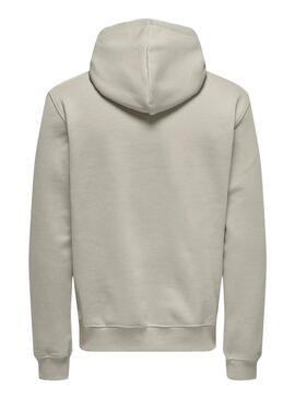 Sweatshirt Only and Sons Curated grau für Herren
