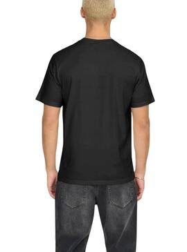 T-Shirt Only and Sons Dawson Schwarz für Herren