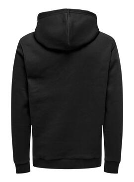 Sweatshirt Only and Sons Dawson Schwarz für Herren