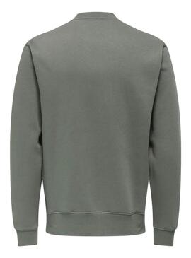 Sweatshirt Only and Sons Dawson grün für Herren
