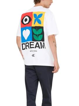 T-Shirt Only and Sons Art not War weiß für Herren