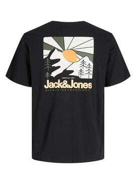 T-Shirt Jack and Jones Mine Schwarz für Herren