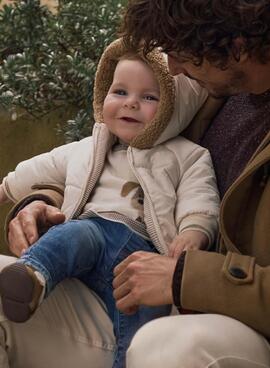 Wendejacke von Mayoral in Beige für Babys