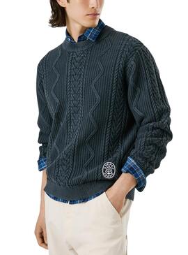 Pullover Pepe Jeans Perry in Marineblau für Herren