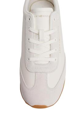 Turnschuhe Tommy Hilfiger Heritage Runner weiß für Frauen