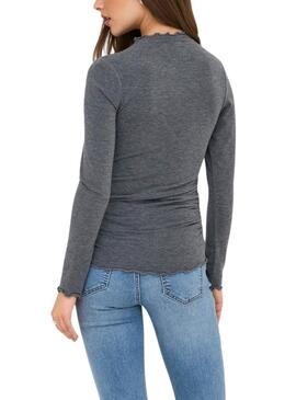 Pullover Only Glamour grauer für Damen