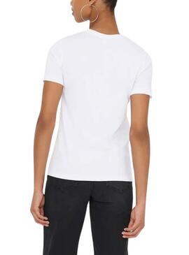 T-Shirt Only Emma weiß für Damen.