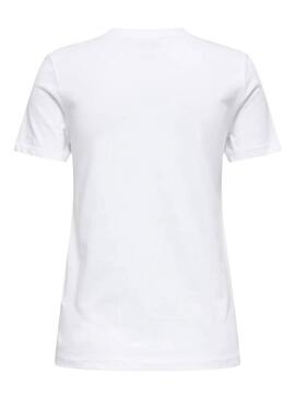 T-Shirt Only Emma weiß für Damen.