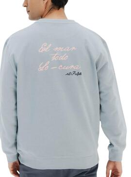 Sweatshirt Der Oktopus Das Blaue Meer für Herren