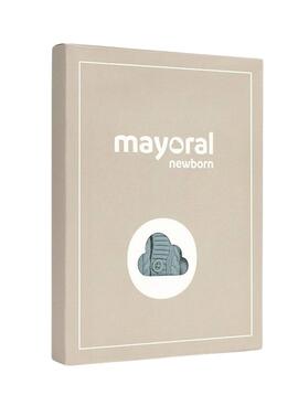 Grüner 3-teiliger Strickanzug für Babys von Mayoral.