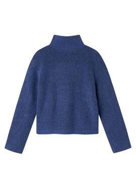 Pullover Name It Nuva blau für Mädchen.