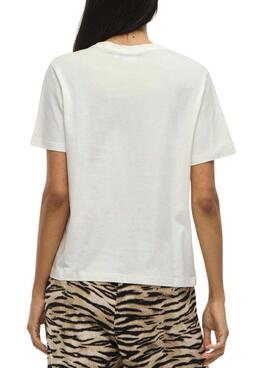 T-Shirt Vila Visybil Balance beige für Damen