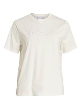 T-Shirt Vila Visybil Balance beige für Damen