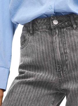 Jeans Vila Vifreya Arie in grauen Streifen für Damen.