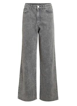 Jeans Vila Vifreya Arie in grauen Streifen für Damen.