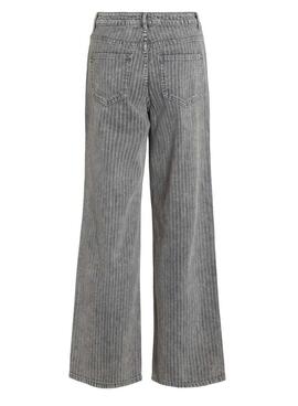Jeans Vila Vifreya Arie in grauen Streifen für Damen.