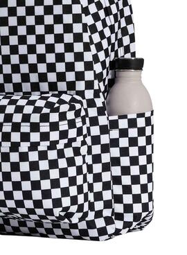 Rucksack Vans Old Skool Checkerboard in Schwarz und Weiß