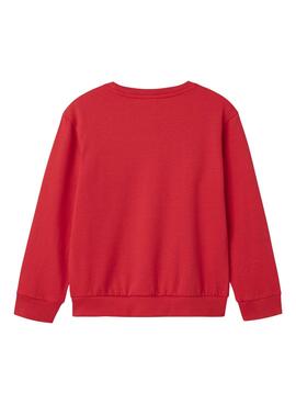 Sweatshirt Name It Noriana in Rot für Mädchen