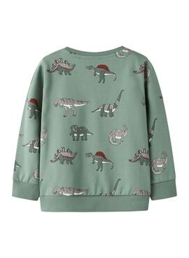 Sweatshirt Name It Nenean grün für Jungen