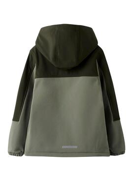 Windbreaker Name It Alfa08 softshell grün Junge