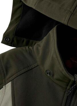 Windbreaker Name It Alfa08 softshell grün Junge