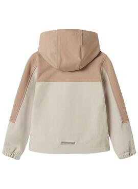 Windbreaker Name It Alfa08 Softshell beige Kinder