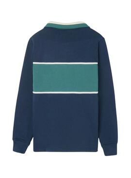 Sweatshirt Silbon Sports Polo in Blau für Herren