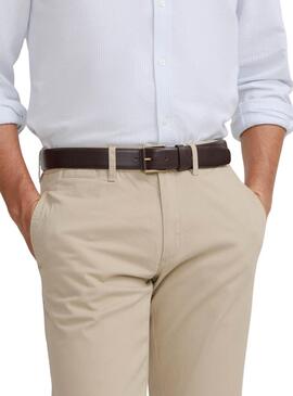 Chinesische Hose Silbon Casual in Beige für Herren