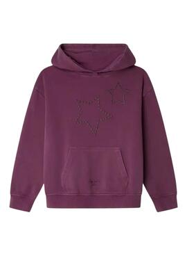 Sweatshirt Pepe Jeans Alicia Burgundy für Mädchen