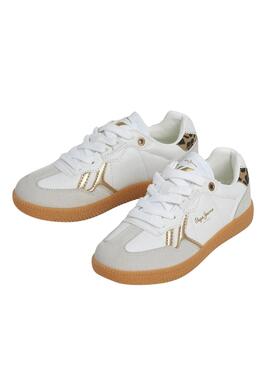 Turnschuhe Pepe Jeans Ball weiß für Mädchen