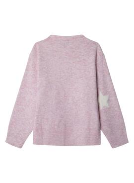 Pullover Pepe Jeans Bekky in Rosa für Mädchen.
