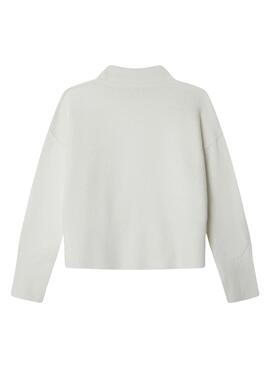 Pullover Pepe Jeans Mädchen Bibby in Weiß
