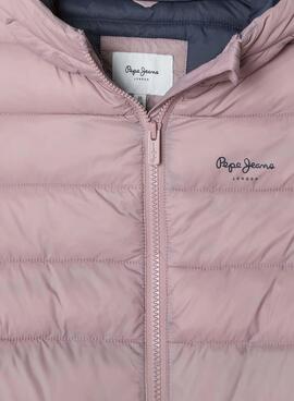 Gepolsterte Jacke Pepe Jeans Dahlia rosa Mädchen