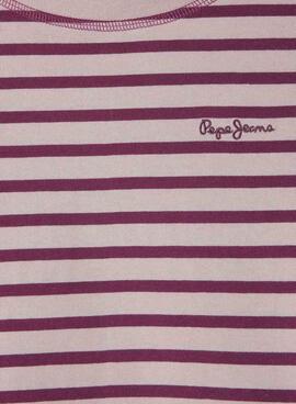 T-shirt Pepe Jeans Adrianne Streifen für Mädchen