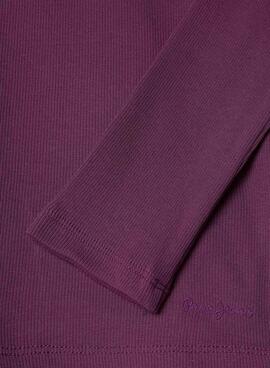 Top Pepe Jeans Avery granate für Mädchen