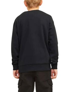 Pullover Jack and Jones Caleb Varsity schwarz Kinder