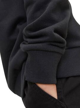 Pullover Jack and Jones Caleb Varsity schwarz Kinder