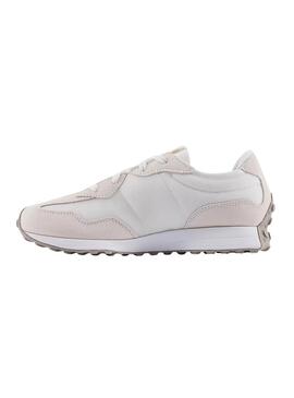 Turnschuhe New Balance 327 weiß für Kinder.