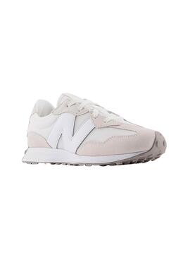 Turnschuhe New Balance 327 weiß für Kinder.