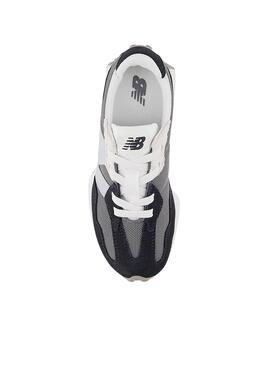 Turnschuhe New Balance Kinder 327 grau und schwarz