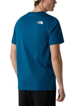 T-Shirt The North Face Easy blau für Herren.