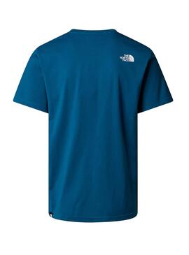 T-Shirt The North Face Easy blau für Herren.