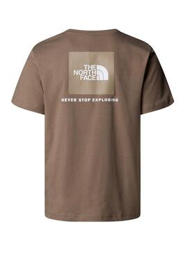 T-Shirt The North Face Box braun für Herren.