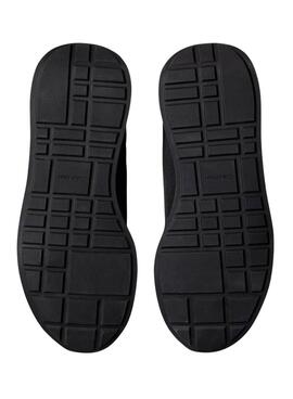 Sneakers Calvin Klein Jeans Retro Runner in Schwarz und Grün für Damen