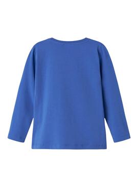 T-shirt Name It Lira blau Love für Mädchen