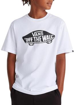 T-Shirt Vans Style76 Weiß für Kinder