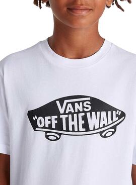 T-Shirt Vans Style76 Weiß für Kinder